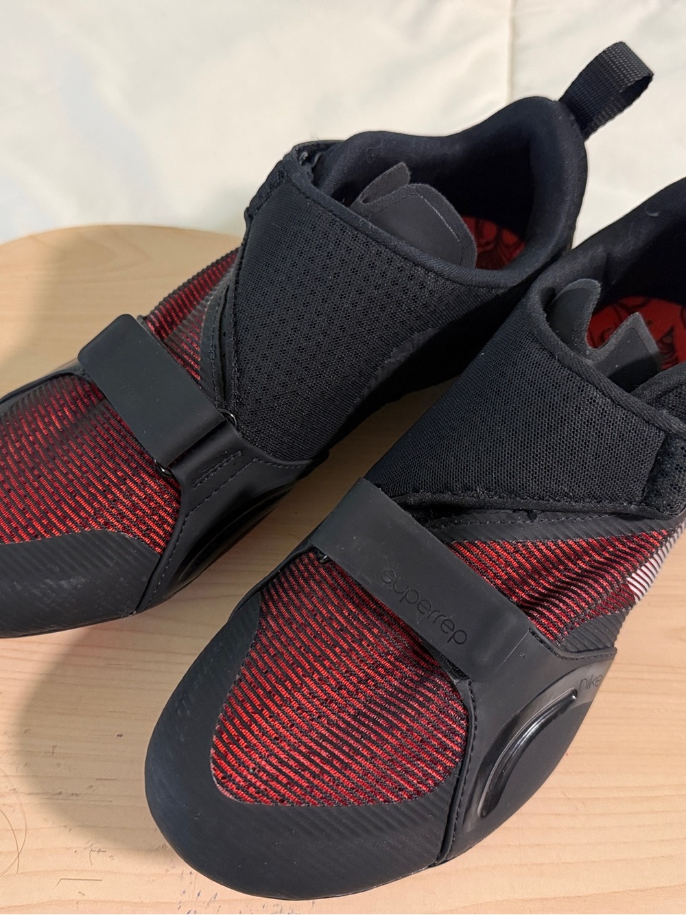 Nike Women's Black & Red SuperRep Cycle Shoes. Peloton Compatible!!